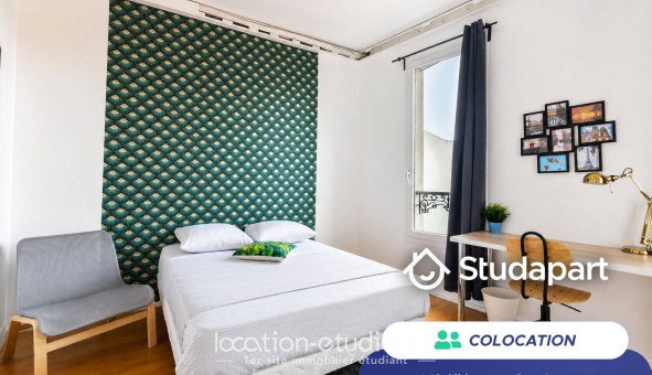 Colocation étudiante Studio &agrave; Ivry sur Seine (94200)