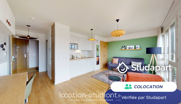 Colocation étudiante Studio &agrave; Ivry sur Seine (94200)