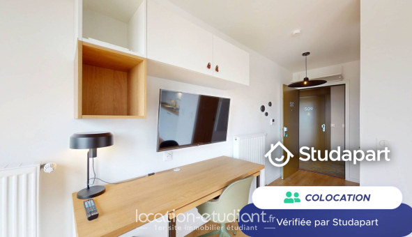 Colocation étudiante Studio &agrave; Ivry sur Seine (94200)
