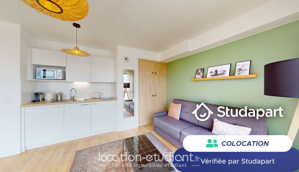 Colocation étudiante Studio &agrave; Ivry sur Seine (94200)