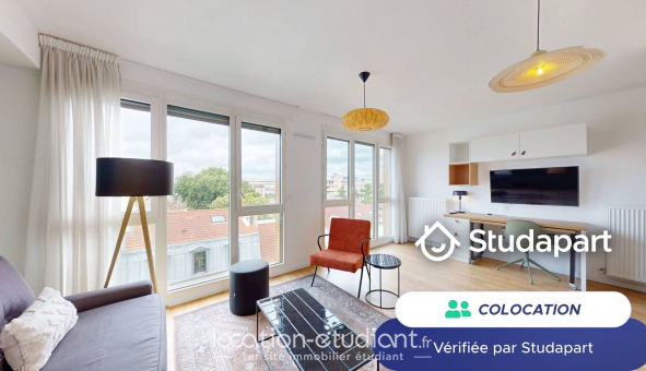 Colocation étudiante Studio &agrave; Ivry sur Seine (94200)