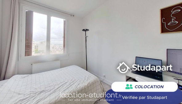 Colocation étudiante Studio &agrave; Ivry sur Seine (94200)
