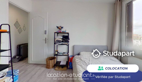 Colocation étudiante Studio &agrave; Ivry sur Seine (94200)