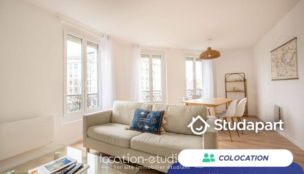 Colocation étudiante Studio &agrave; Ivry sur Seine (94200)