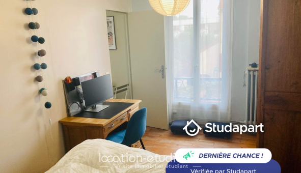 Colocation étudiante Studio &agrave; Ivry sur Seine (94200)