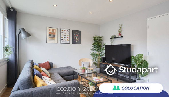 Colocation étudiante Studio &agrave; La Madeleine (59110)