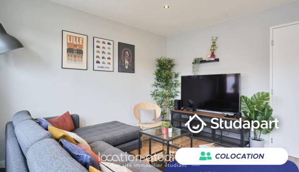 Colocation étudiante Studio &agrave; La Madeleine (59110)