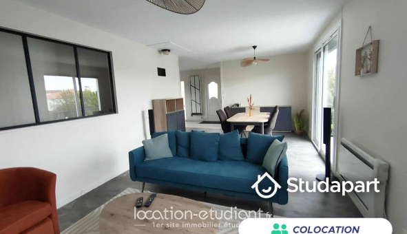 Colocation étudiante Studio &agrave; La Roche sur Yon (85000)