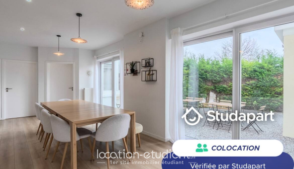 Colocation étudiante Studio &agrave; Lambersart (59130)