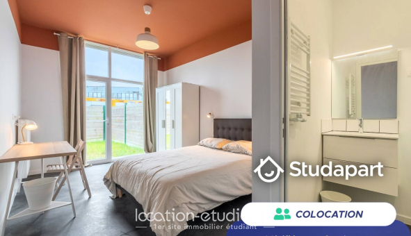 Colocation étudiante Studio &agrave; Lambersart (59130)