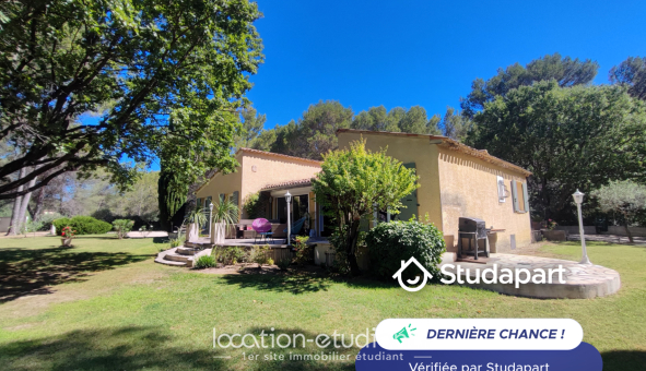 Colocation étudiante Studio &agrave; Lambesc (13410)
