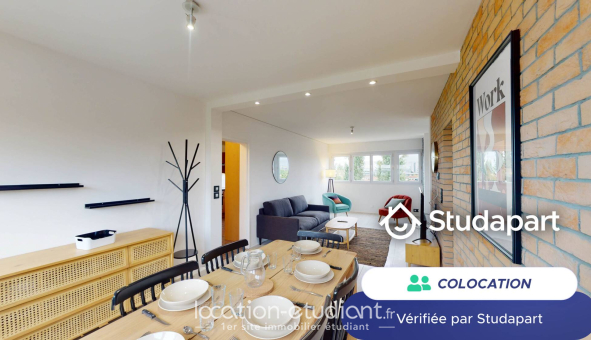 Colocation étudiante T1 &agrave; Le Bouscat (33110)