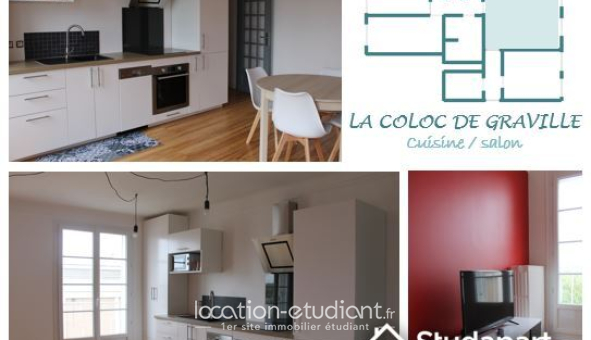 Colocation étudiante Duplex &agrave; Le Havre (76620)