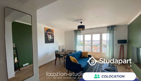 Colocation étudiante Studio &agrave; Le Mans (72100)