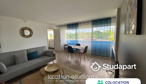 Colocation étudiante Studio &agrave; Le Mans (72100)