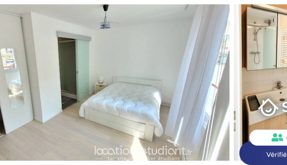 Colocation étudiante Studio &agrave; Le Mans (72100)