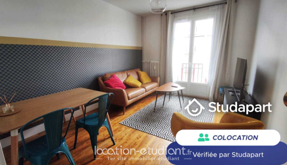 Colocation étudiante T4 &agrave; Le Mans (72100)