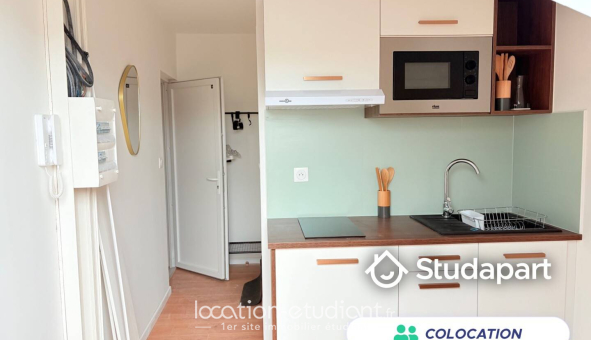 Colocation étudiante Studio &agrave; Les Ayvelles (08000)