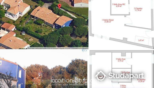 Colocation étudiante Studio &agrave; Les Sorinières (44840)