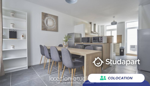 Colocation étudiante Studio &agrave; Lezennes (59260)