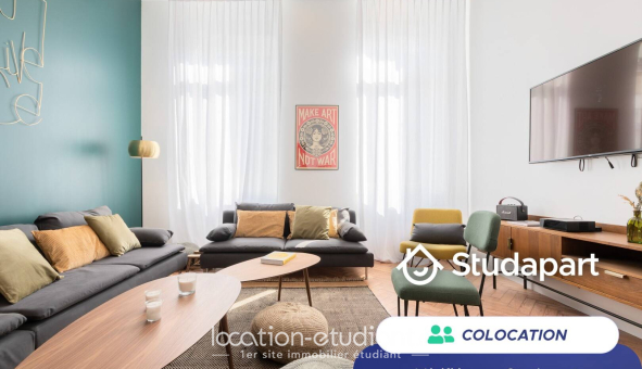 Colocation étudiante Studio &agrave; Lille (59800)