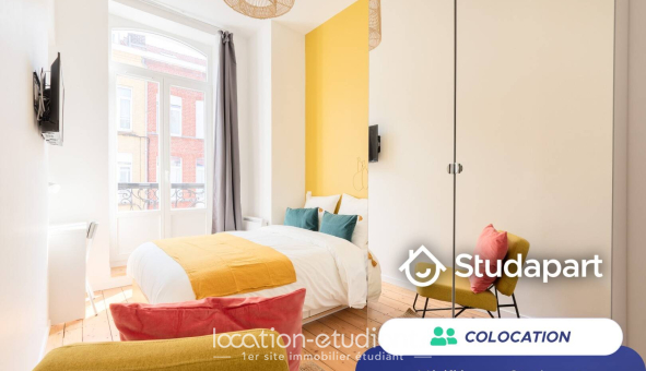 Colocation étudiante Studio &agrave; Lille (59800)