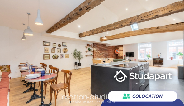 Colocation étudiante Studio &agrave; Lille (59800)