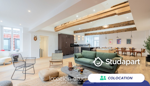 Colocation étudiante Studio &agrave; Lille (59800)