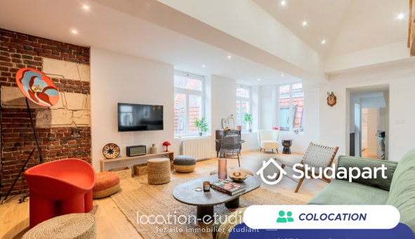 Colocation étudiante Studio &agrave; Lille (59800)
