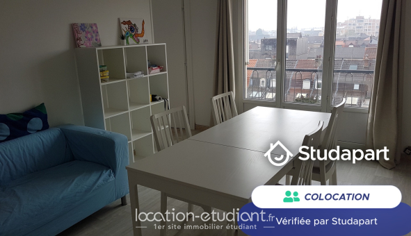 Colocation étudiante Studio &agrave; Lille (59800)