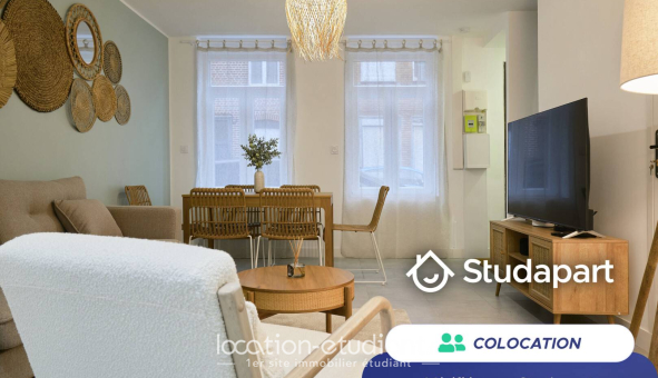 Colocation étudiante Studio &agrave; Lille (59800)