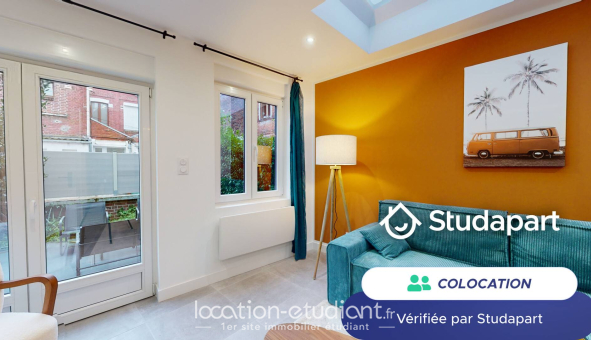 Colocation étudiante Studio &agrave; Lille (59800)