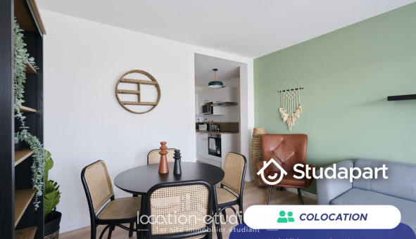 Colocation étudiante Studio &agrave; Lille (59800)