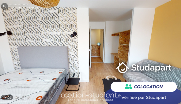 Colocation étudiante Studio &agrave; Lille (59800)