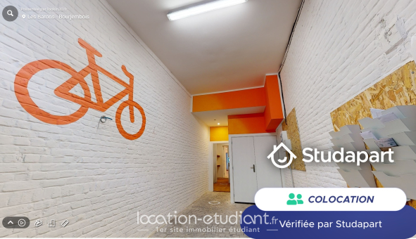 Colocation étudiante Studio &agrave; Lille (59800)