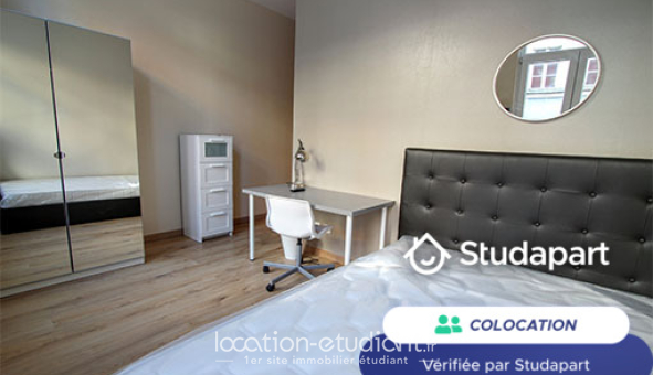 Colocation étudiante Studio &agrave; Lille (59800)