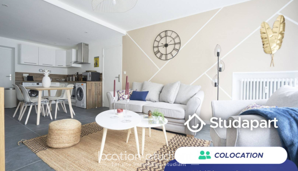 Colocation étudiante T4 &agrave; Lille (59800)