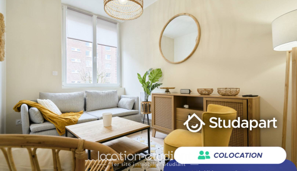 Colocation étudiante Studio &agrave; Lille (59800)