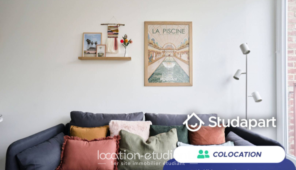 Colocation étudiante Studio &agrave; Lille (59800)