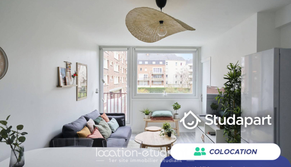 Colocation étudiante Studio &agrave; Lille (59800)