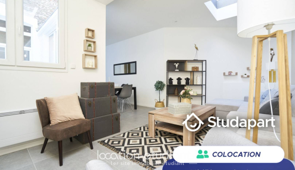 Colocation étudiante Studio &agrave; Lille (59800)