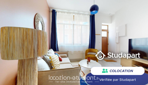 Colocation étudiante Studio &agrave; Lille (59800)