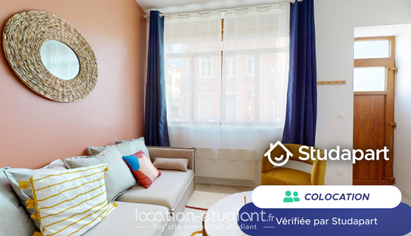 Colocation étudiante Studio &agrave; Lille (59800)