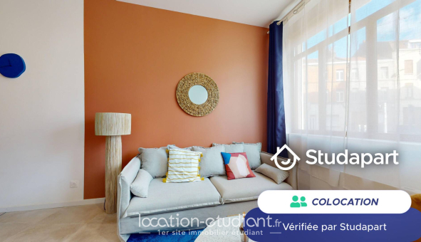 Colocation étudiante Studio &agrave; Lille (59800)