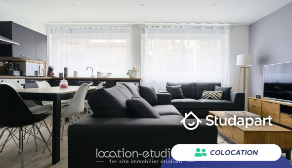 Colocation étudiante Studio &agrave; Lille (59800)