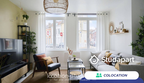 Colocation étudiante Studio &agrave; Lille (59800)