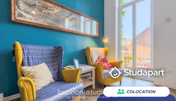 Colocation étudiante Studio &agrave; Lille (59800)