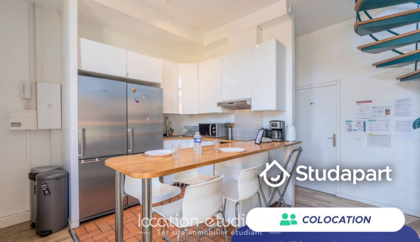 Colocation étudiante Studio &agrave; Lille (59800)