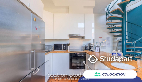 Colocation étudiante Studio &agrave; Lille (59800)