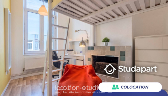 Colocation étudiante Studio &agrave; Lille (59800)